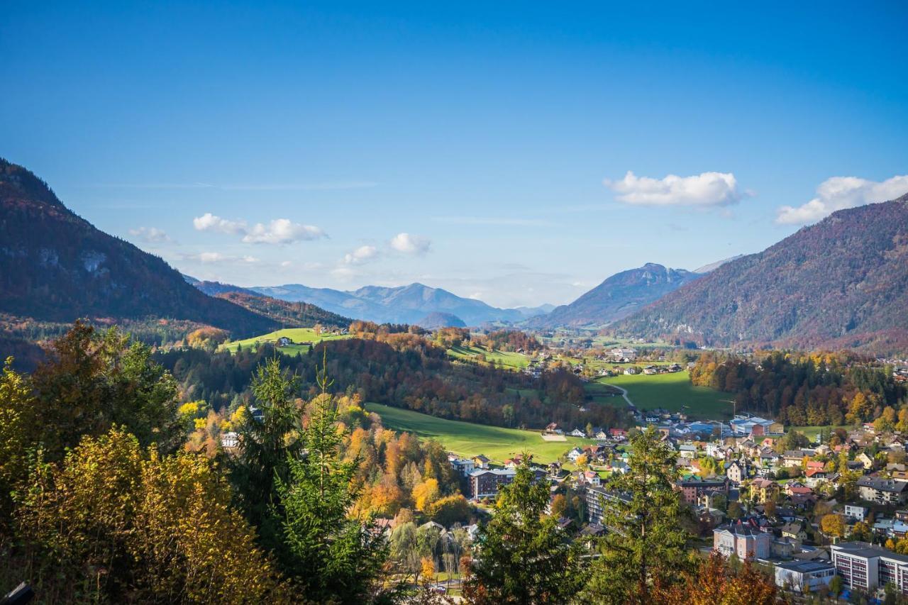 Ferienwohnung Bergsonne Mit Sonnenbalkon Und Tiefgaragen Parkplatz バート・イシュル エクステリア 写真